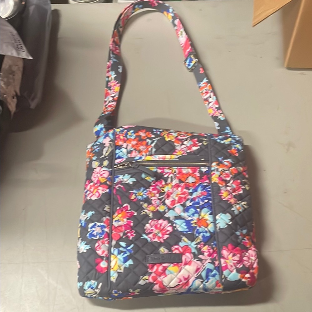 Vera Bradley Floral Quilted Shoulder Bag New in box